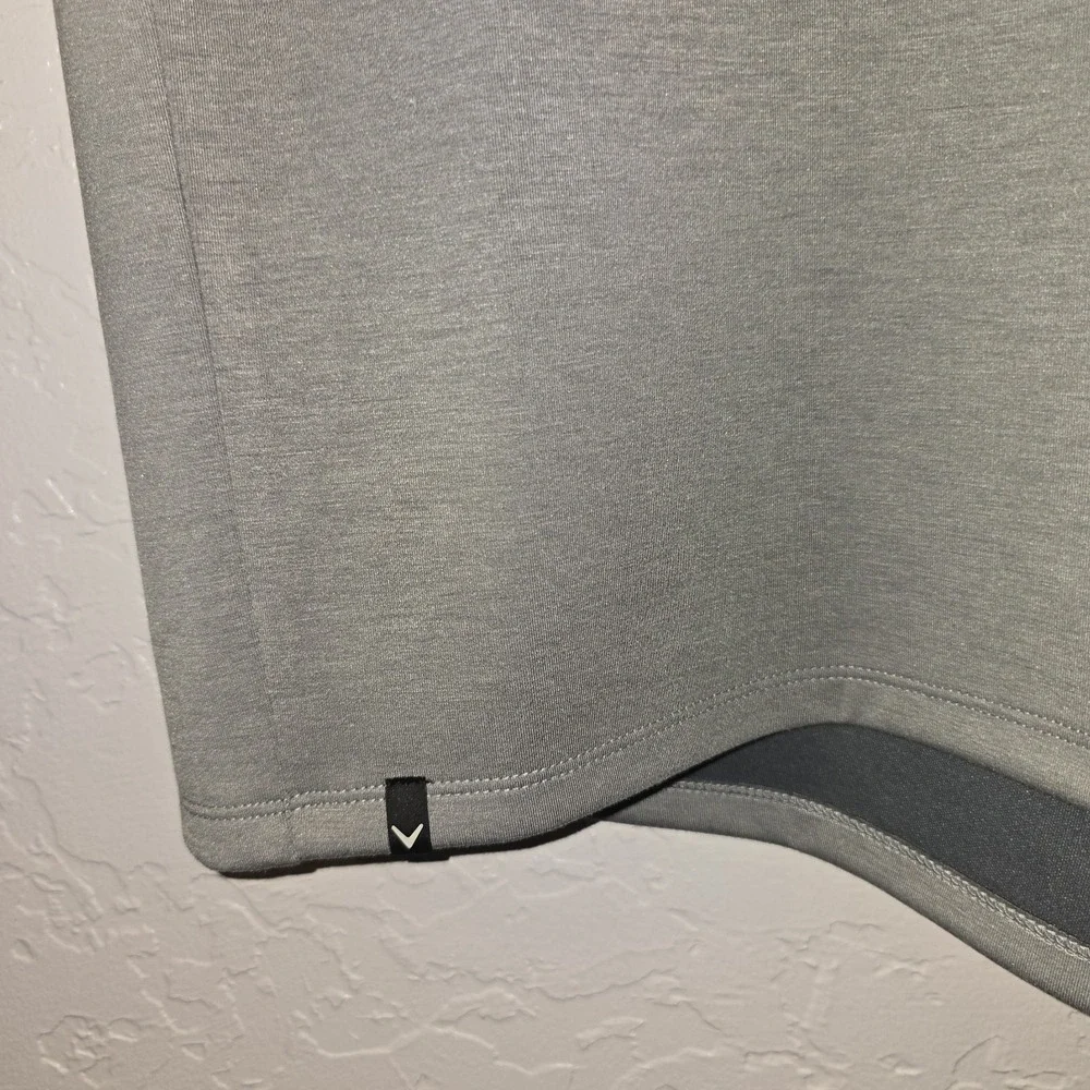 Callaway Quiet Shade HTR Swing Tech Golf Hoodie Large XL Pullover UPF 50‎ Gray